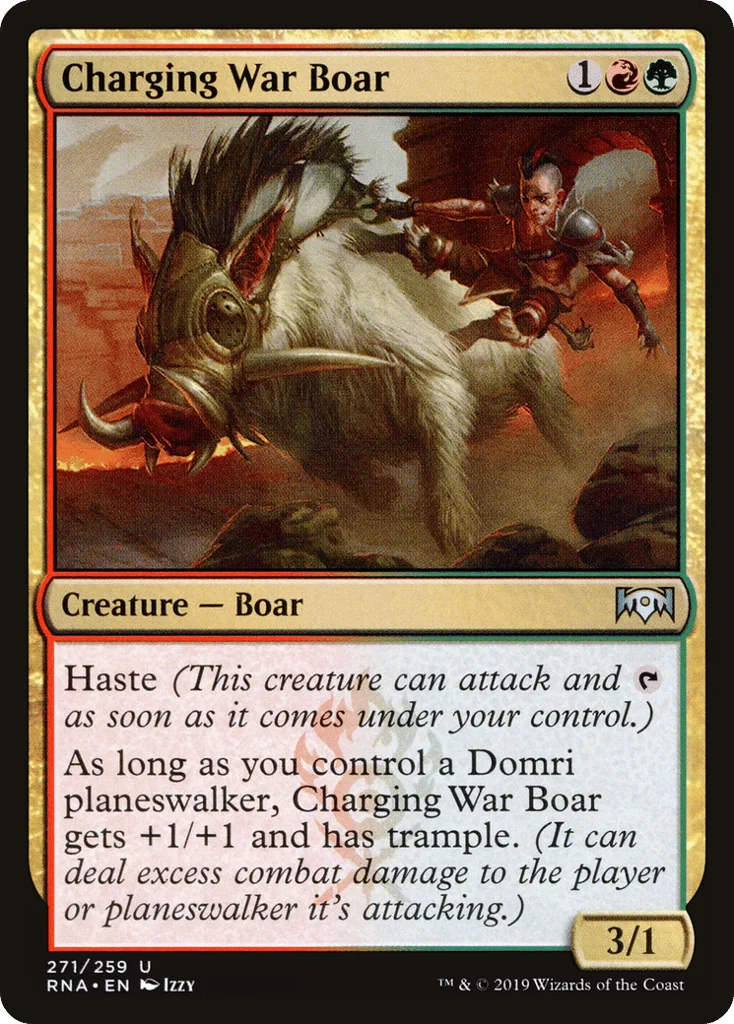 Charging War Boar · Ravnica Allegiance