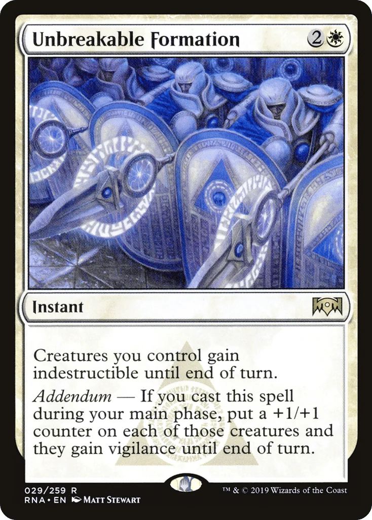 Unbreakable Formation · Ravnica Allegiance