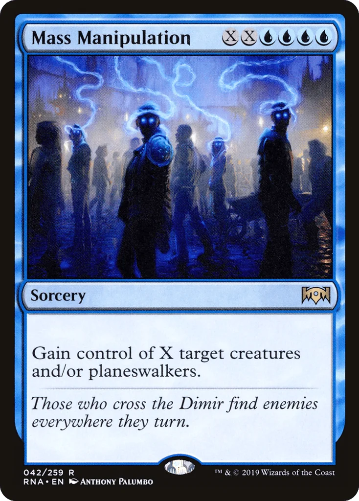 Mass Manipulation · Ravnica Allegiance