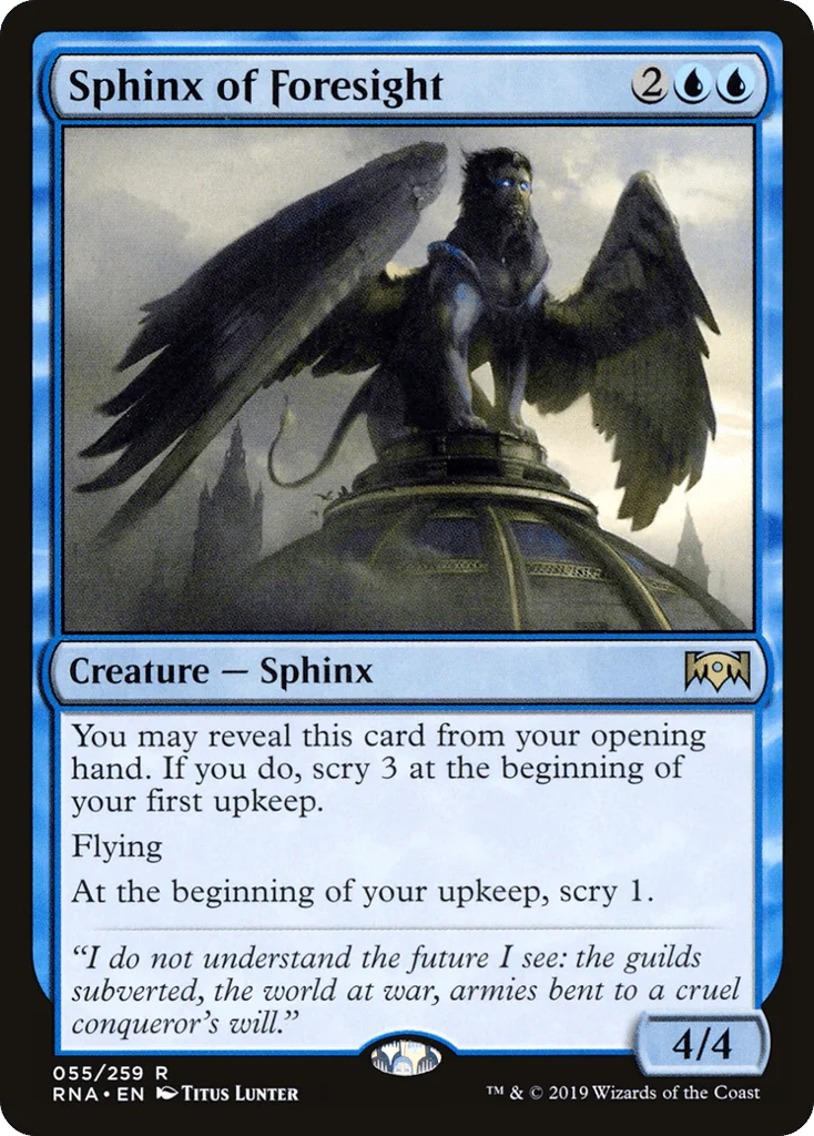Sphinx of Foresight · Ravnica Allegiance