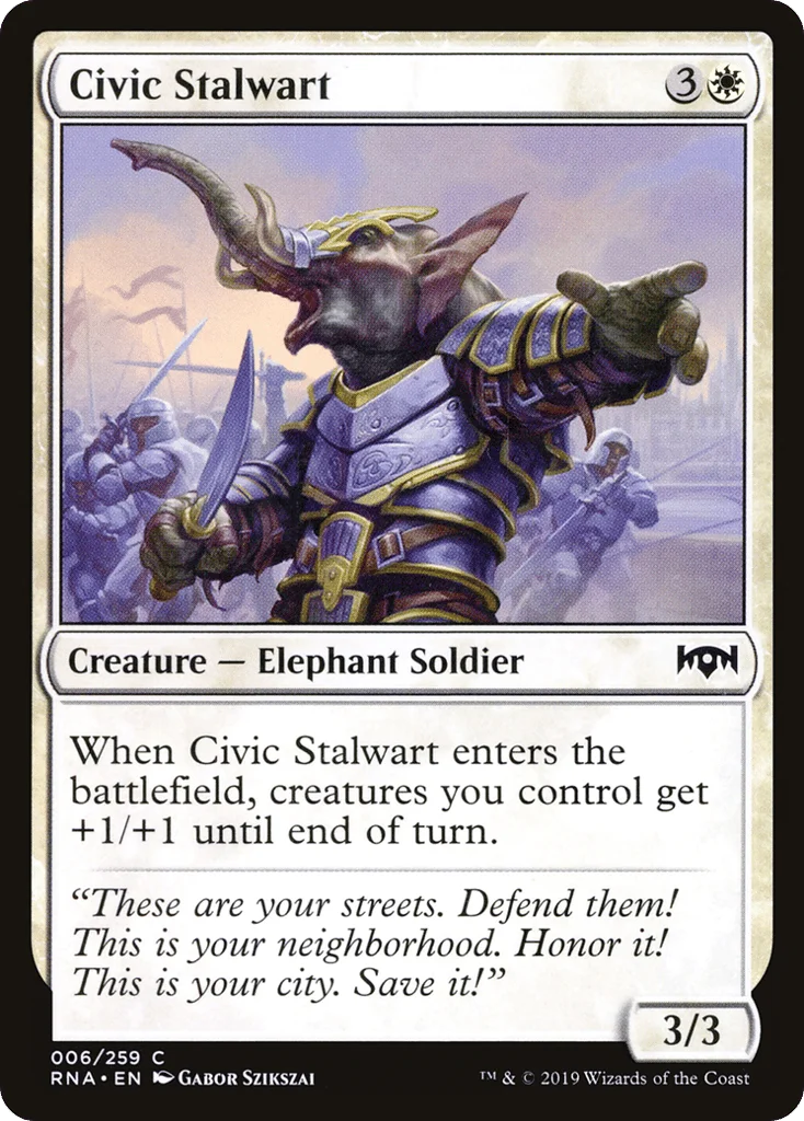 Civic Stalwart · Ravnica Allegiance