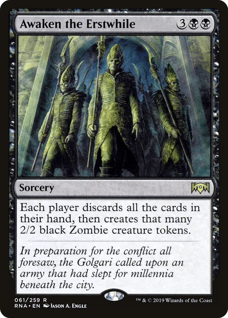 Awaken the Erstwhile · Ravnica Allegiance