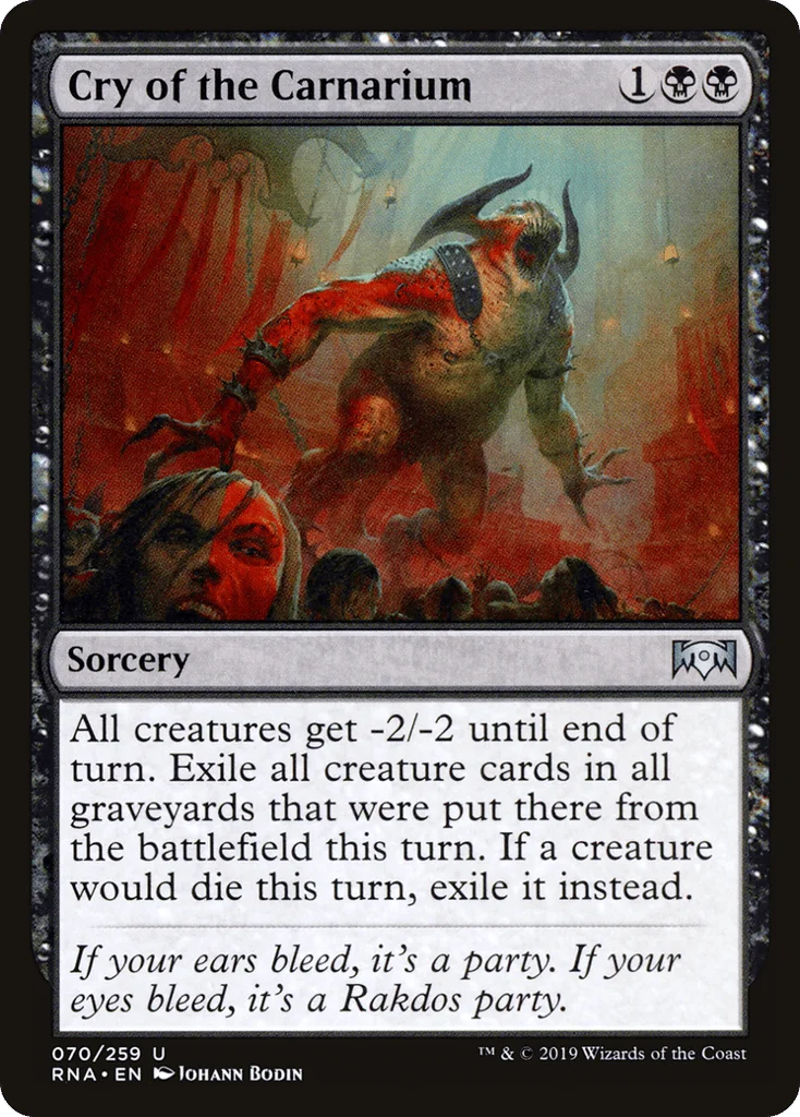 Cry of the Carnarium · Ravnica Allegiance