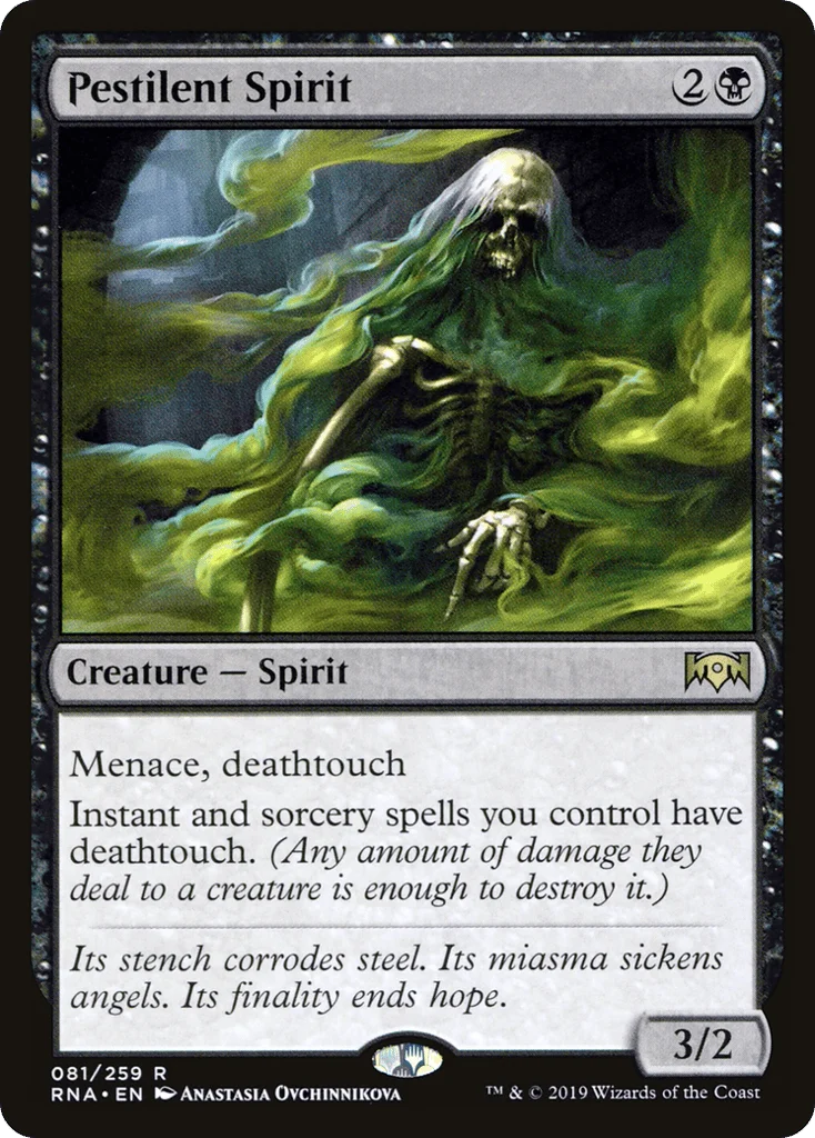 Pestilent Spirit · Ravnica Allegiance