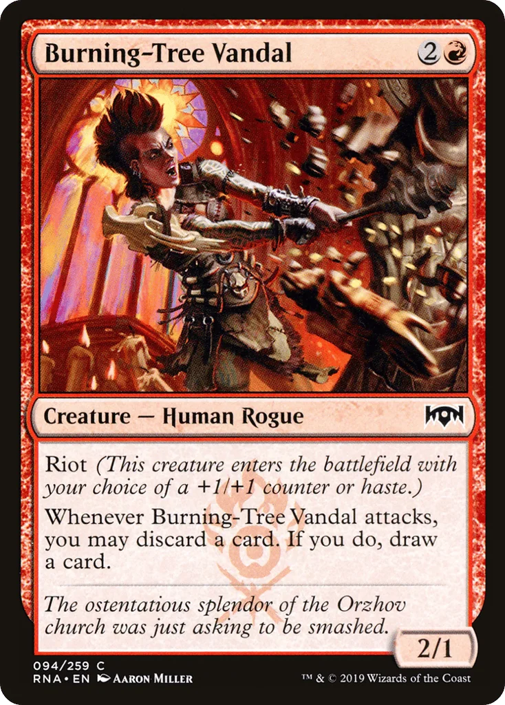 Burning-Tree Vandal · Ravnica Allegiance