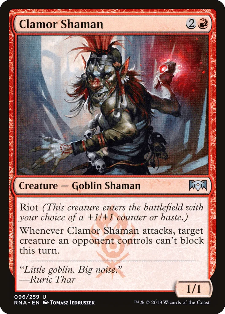 Clamor Shaman · Ravnica Allegiance