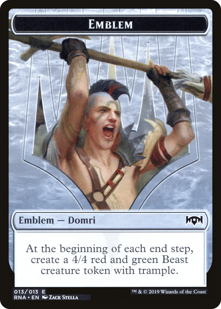 Domri, Chaos Bringer Emblem · Ravnica Allegiance