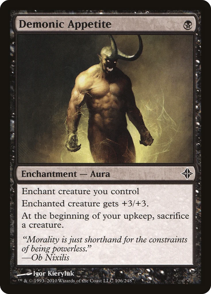 Demonic Appetite · Rise of the Eldrazi