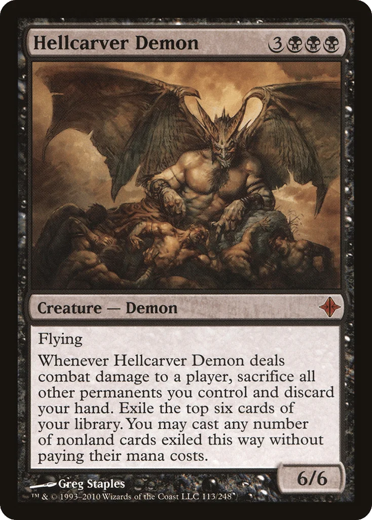 Hellcarver Demon · Rise of the Eldrazi