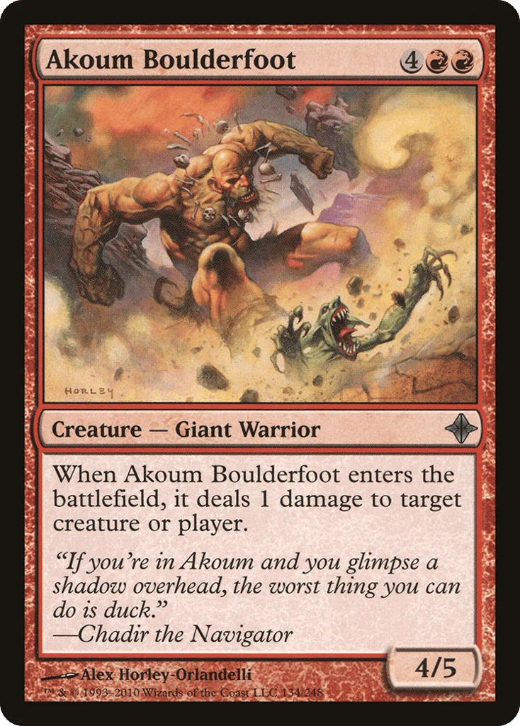 Akoum Boulderfoot · Rise of the Eldrazi