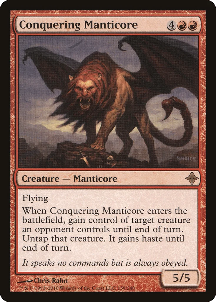 Conquering Manticore · Rise of the Eldrazi