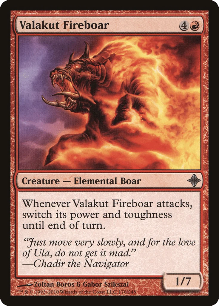 Valakut Fireboar · Rise of the Eldrazi