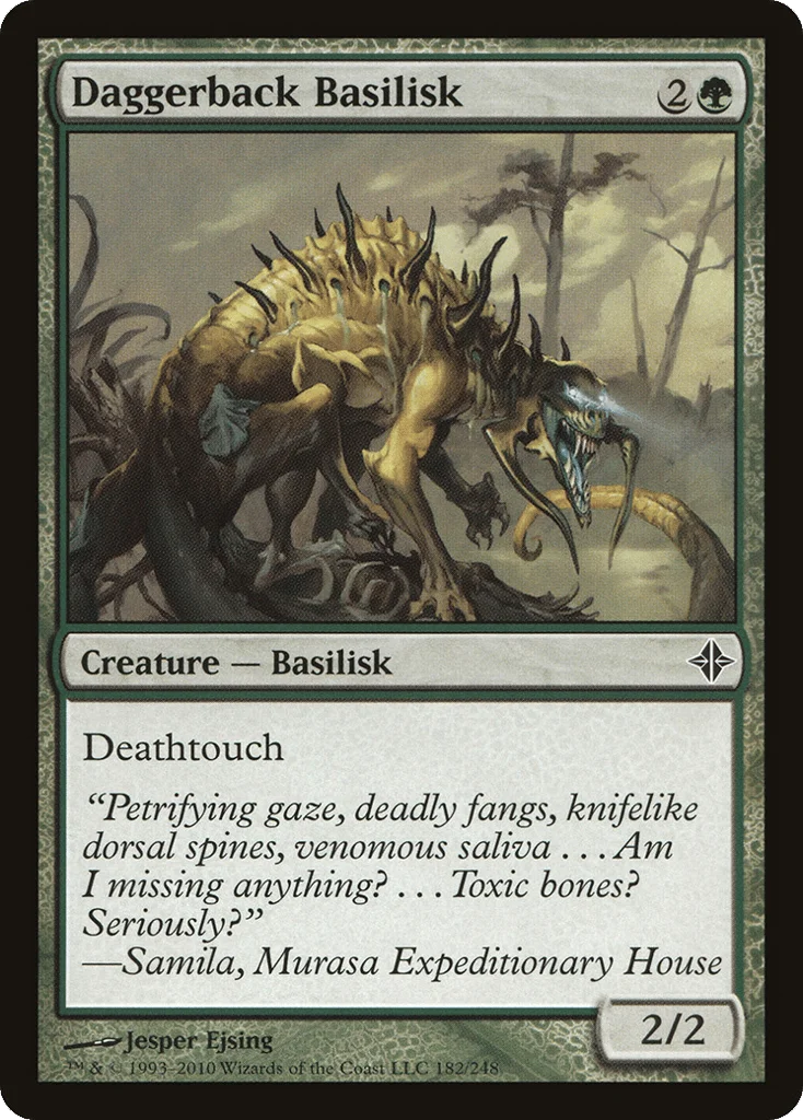 Daggerback Basilisk · Rise of the Eldrazi