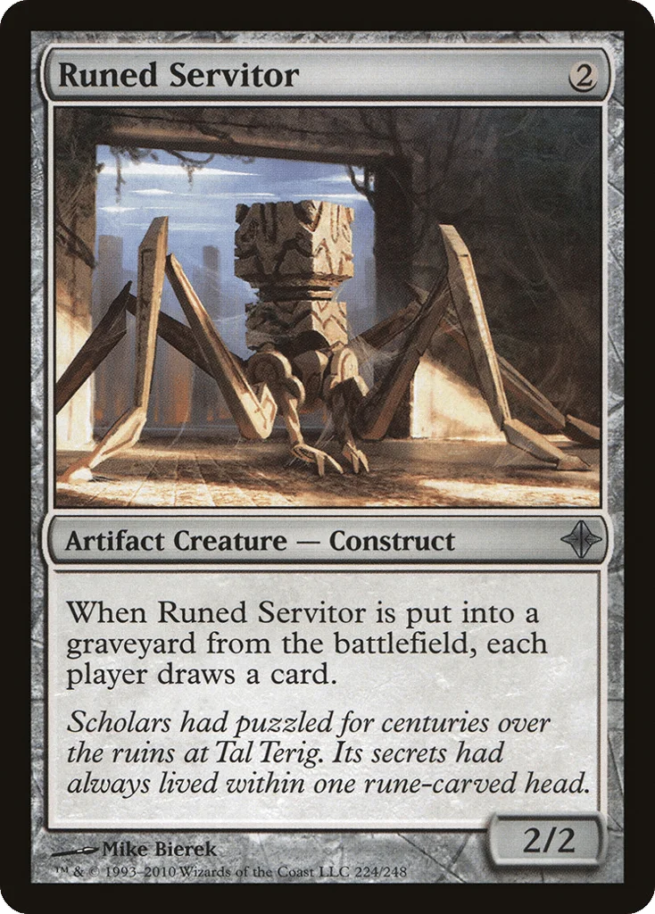 Runed Servitor · Rise of the Eldrazi