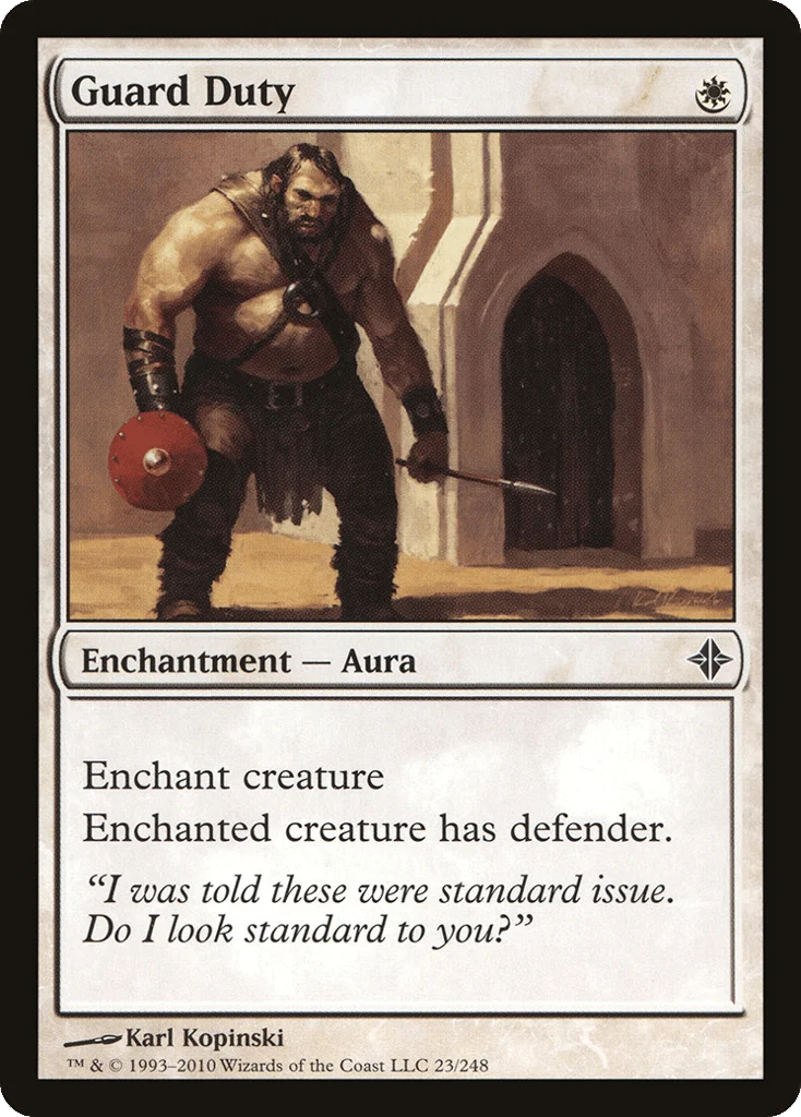 Guard Duty · Rise of the Eldrazi