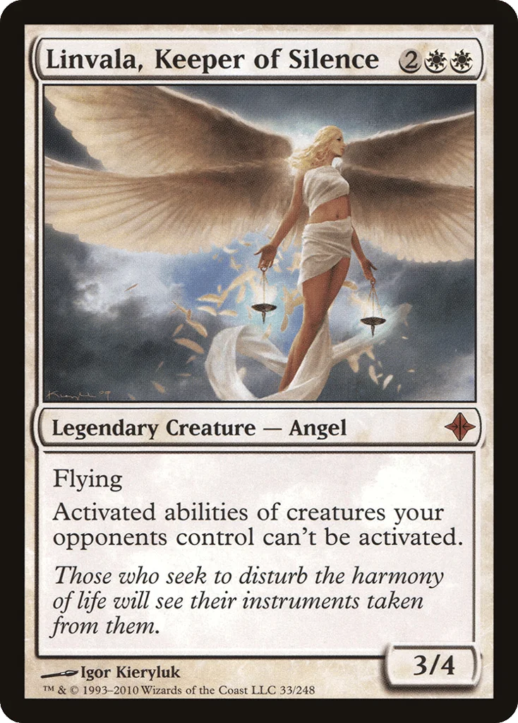 Linvala, Keeper of Silence · Rise of the Eldrazi