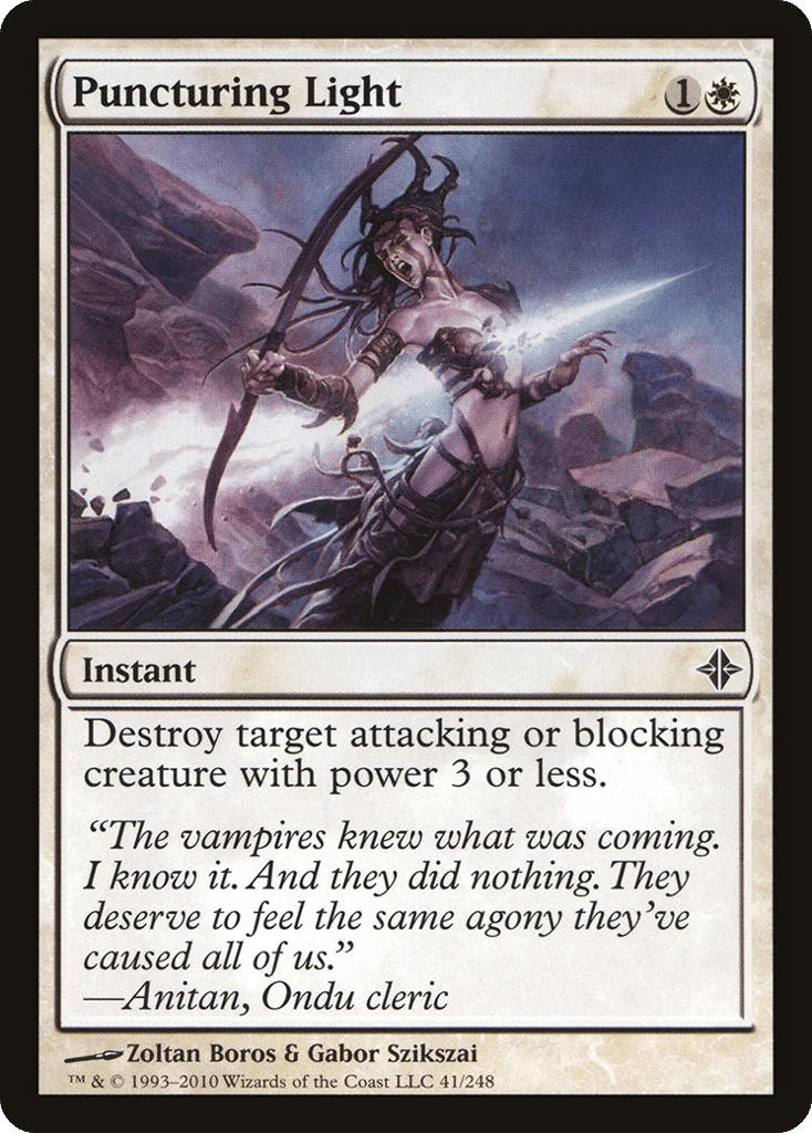 Puncturing Light · Rise of the Eldrazi