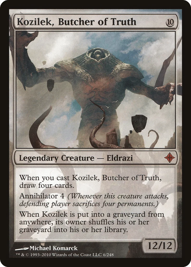 Kozilek, Butcher of Truth · Rise of the Eldrazi