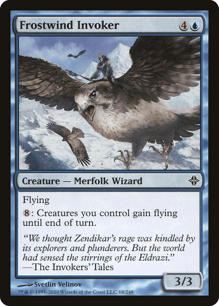 Frostwind Invoker · Rise of the Eldrazi