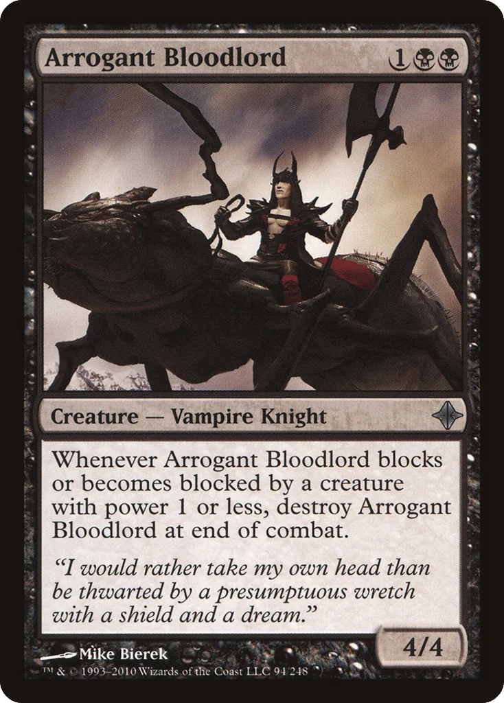 Arrogant Bloodlord · Rise of the Eldrazi