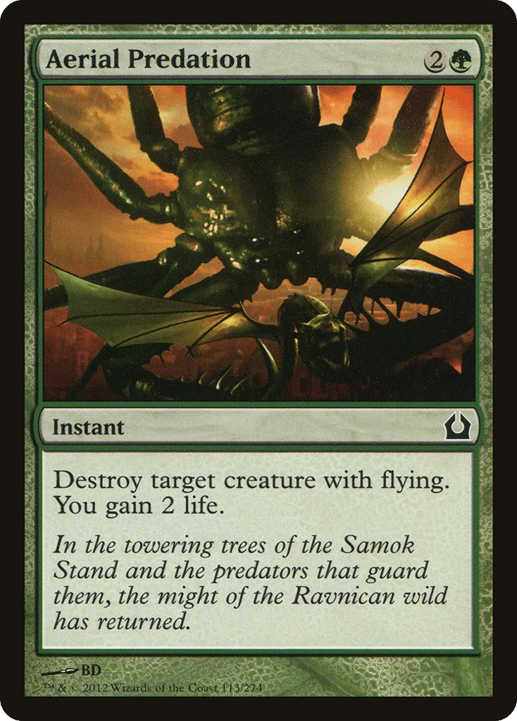 Aerial Predation · Return to Ravnica