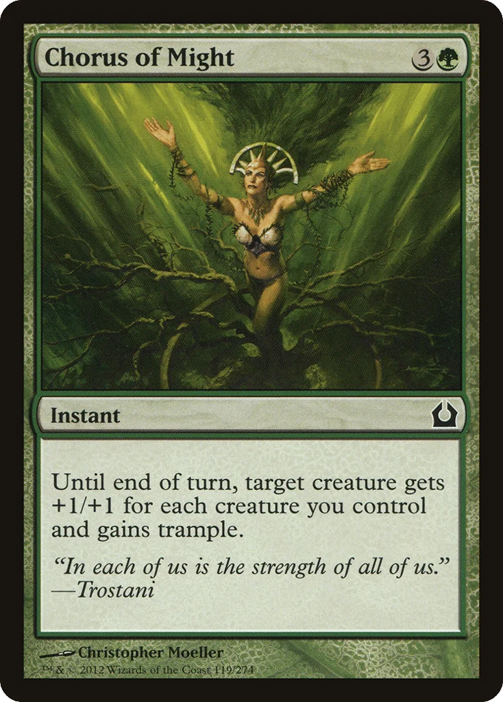 Chorus of Might · Return to Ravnica
