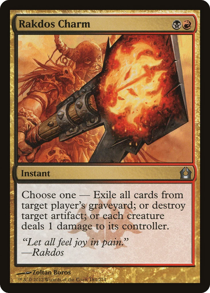 Rakdos Charm · Return to Ravnica