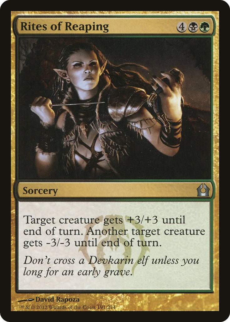 Rites of Reaping · Return to Ravnica