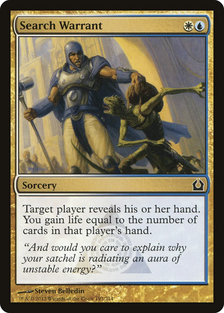 Search Warrant · Return to Ravnica