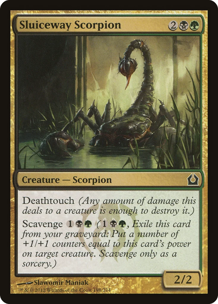 Sluiceway Scorpion · Return to Ravnica