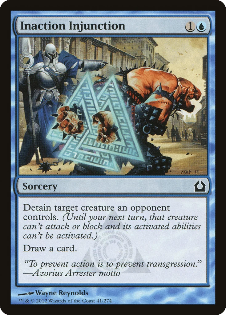 Inaction Injunction · Return to Ravnica