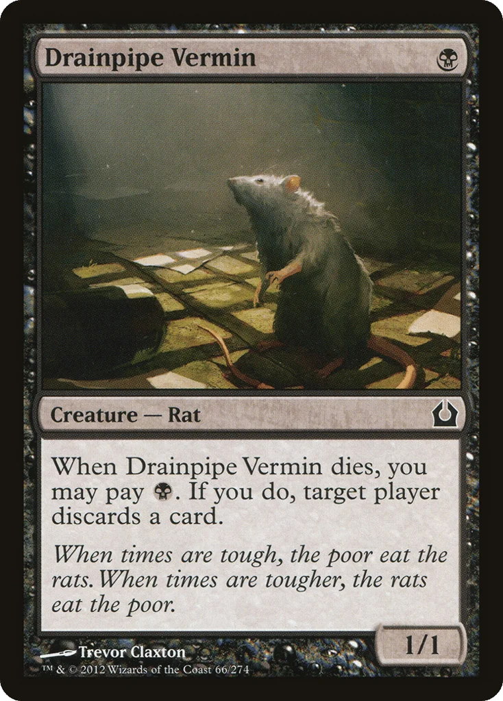 Drainpipe Vermin · Return to Ravnica