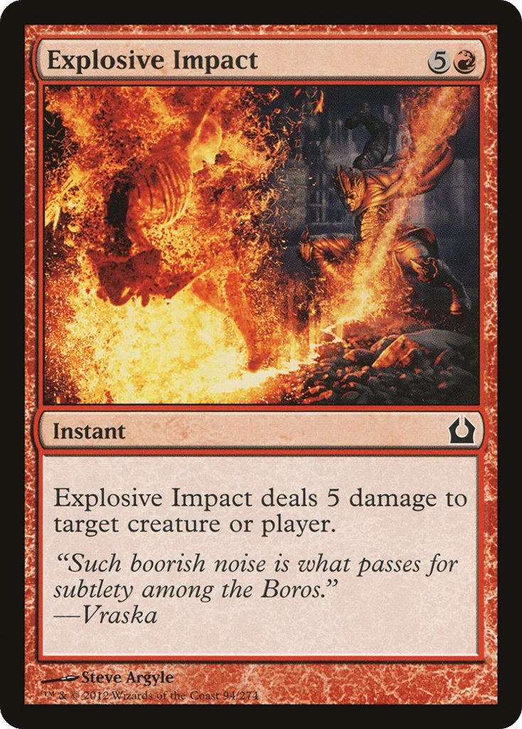 Explosive Impact · Return to Ravnica