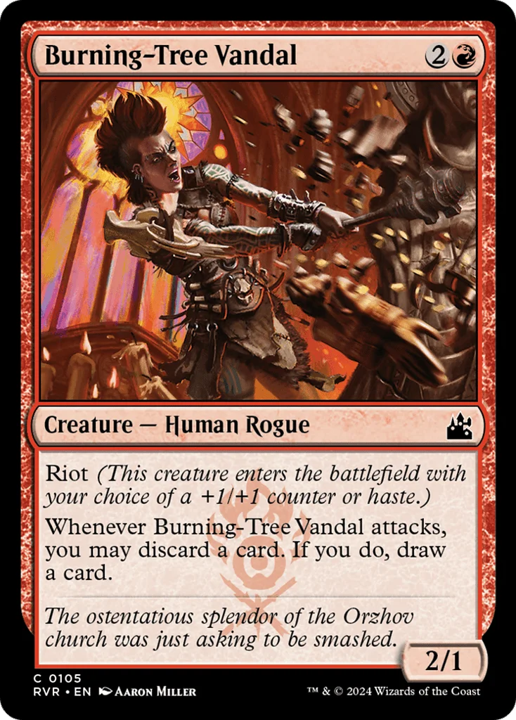 Burning-Tree Vandal · Ravnica Remastered