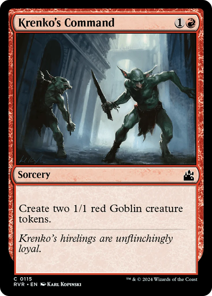 Krenko's Command · Ravnica Remastered