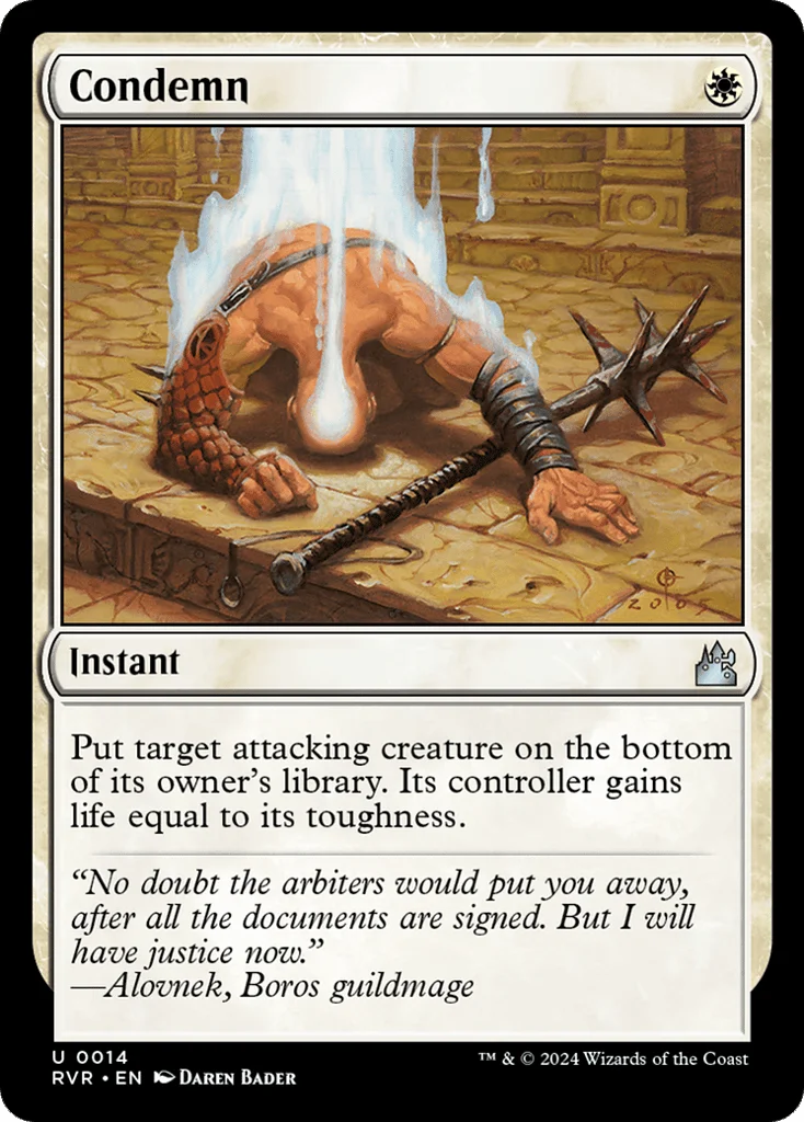 Condemn · Ravnica Remastered