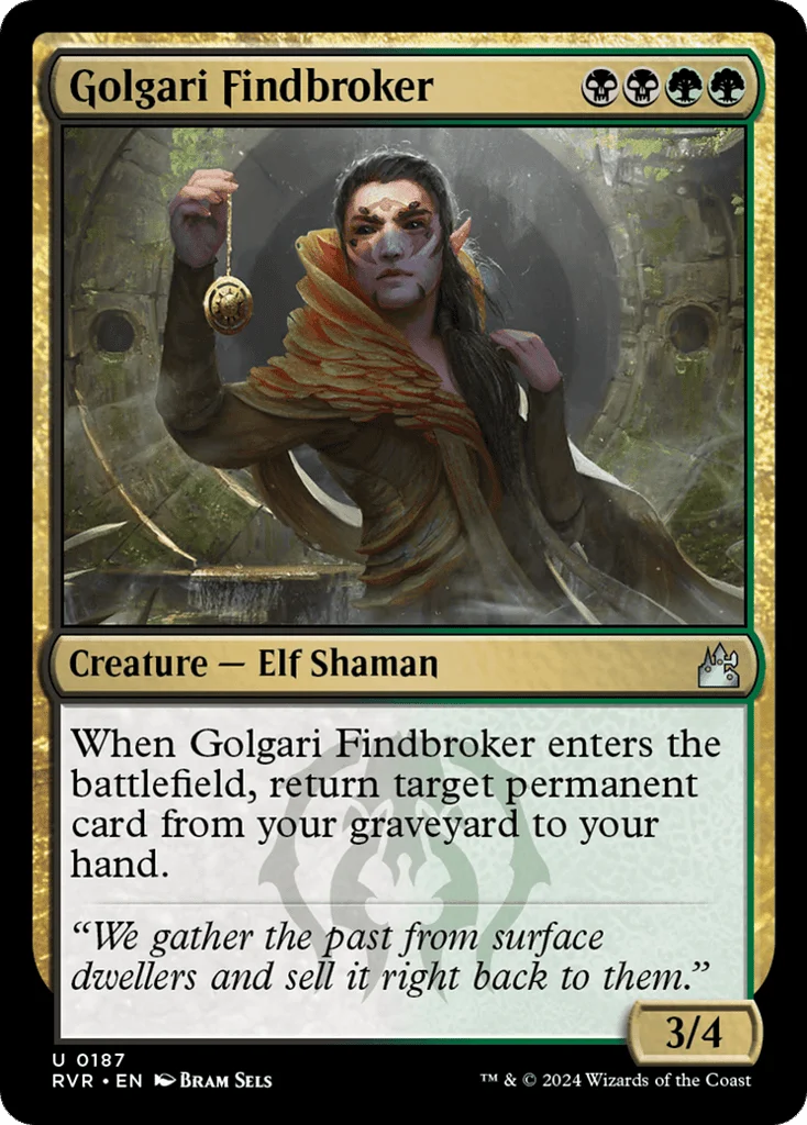 Golgari Findbroker · Ravnica Remastered