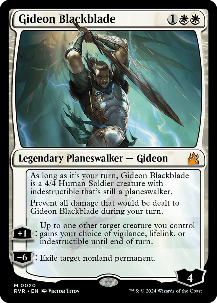 Gideon Blackblade · Ravnica Remastered