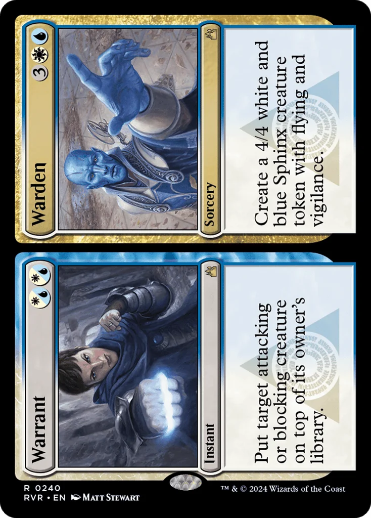 Warrant // Warden · Ravnica Remastered