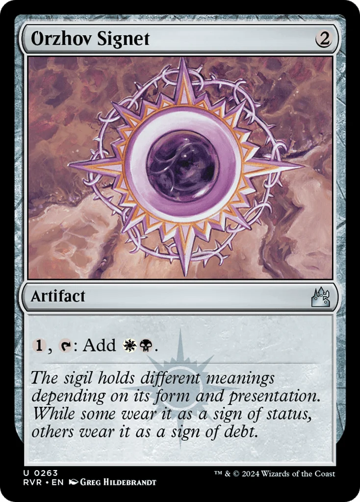 Orzhov Signet · Ravnica Remastered