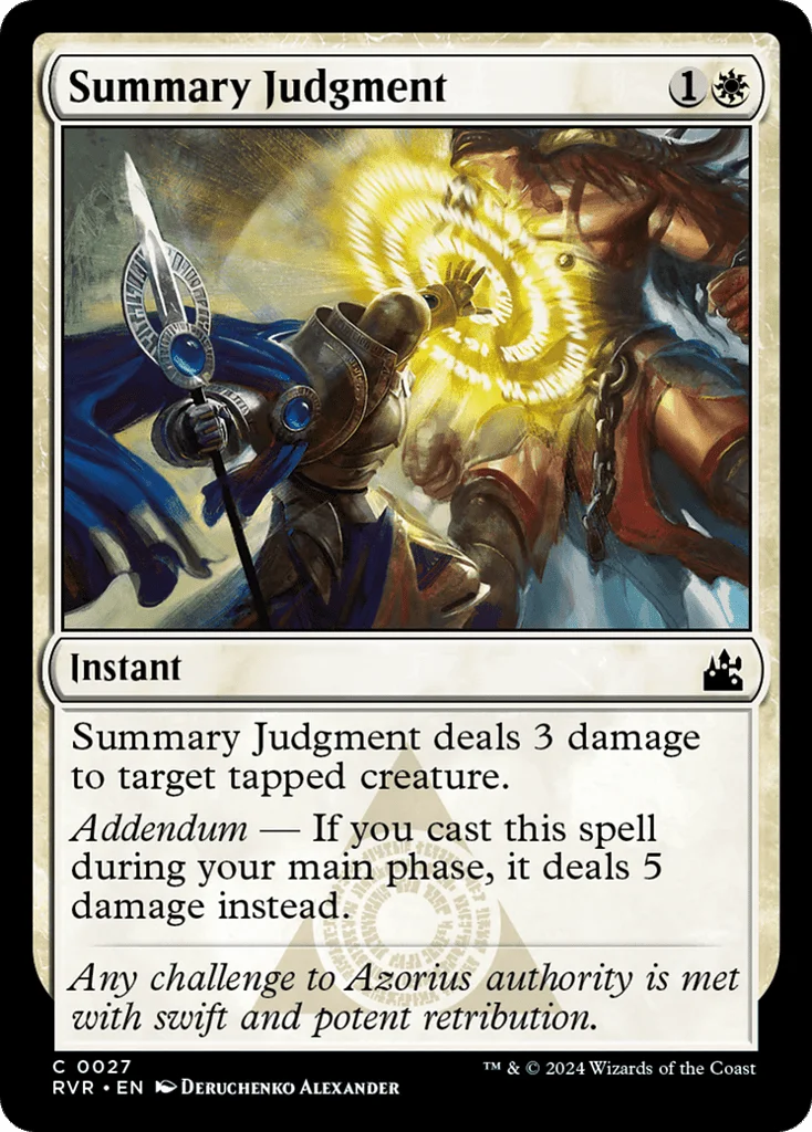 Summary Judgment · Ravnica Remastered