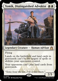 Tomik, Distinguished Advokist