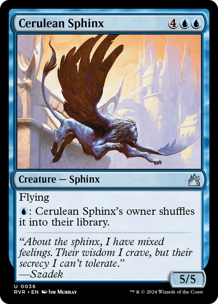 Cerulean Sphinx · Ravnica Remastered