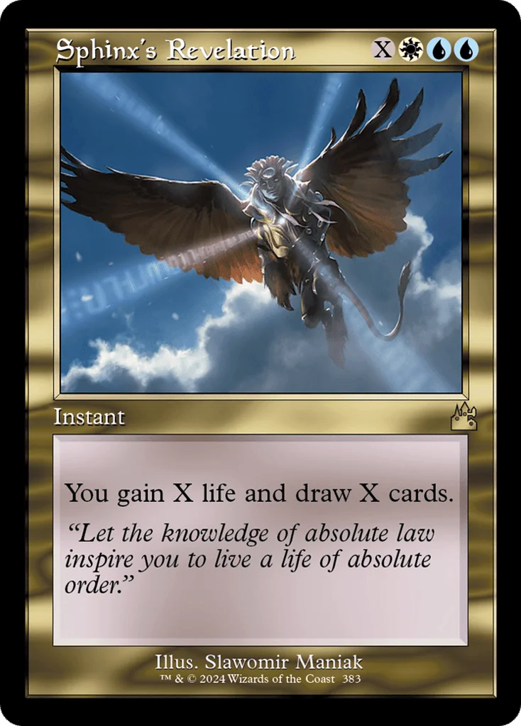 Sphinx's Revelation · Ravnica Remastered