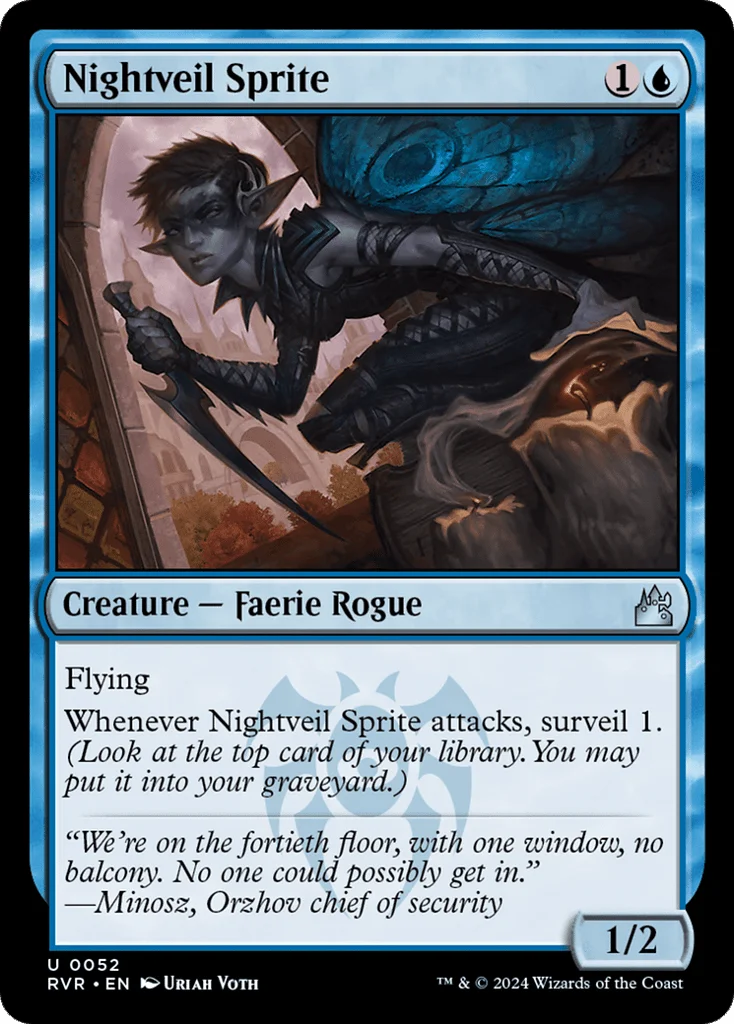 Nightveil Sprite · Ravnica Remastered