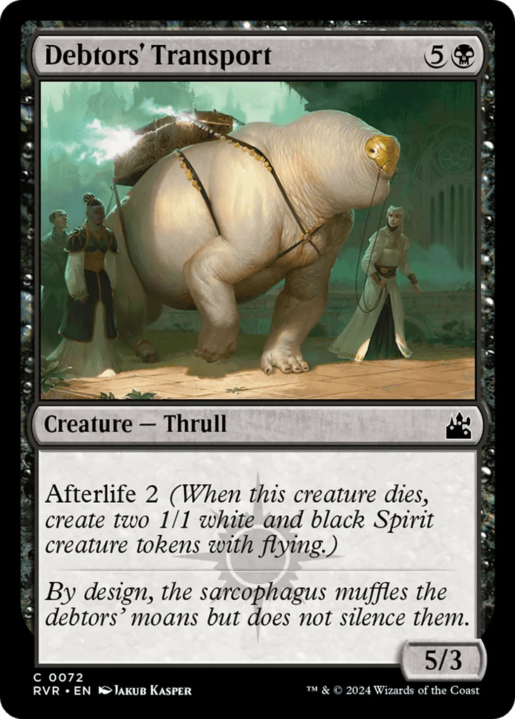 Debtors' Transport · Ravnica Remastered