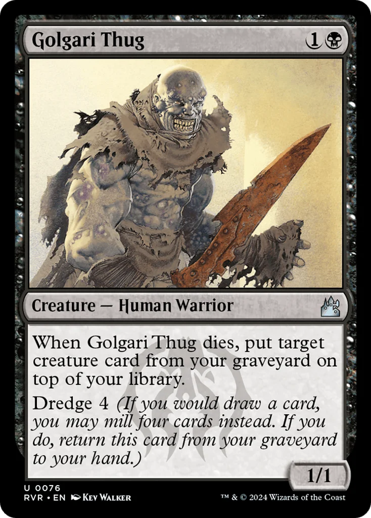 Golgari Thug · Ravnica Remastered