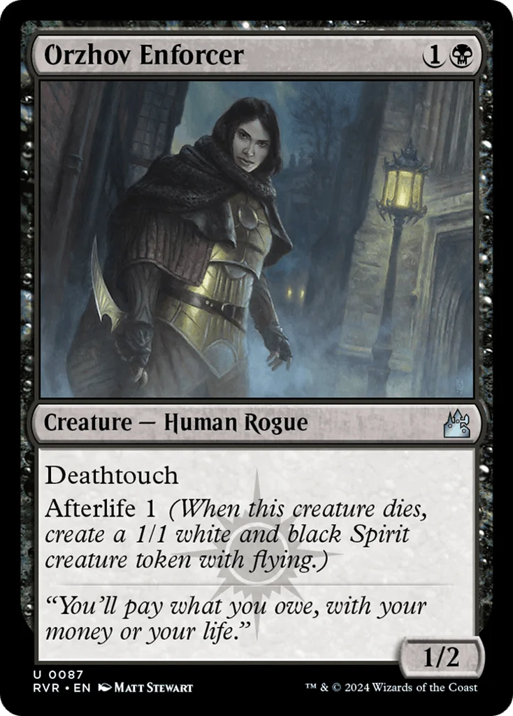 Orzhov Enforcer · Ravnica Remastered