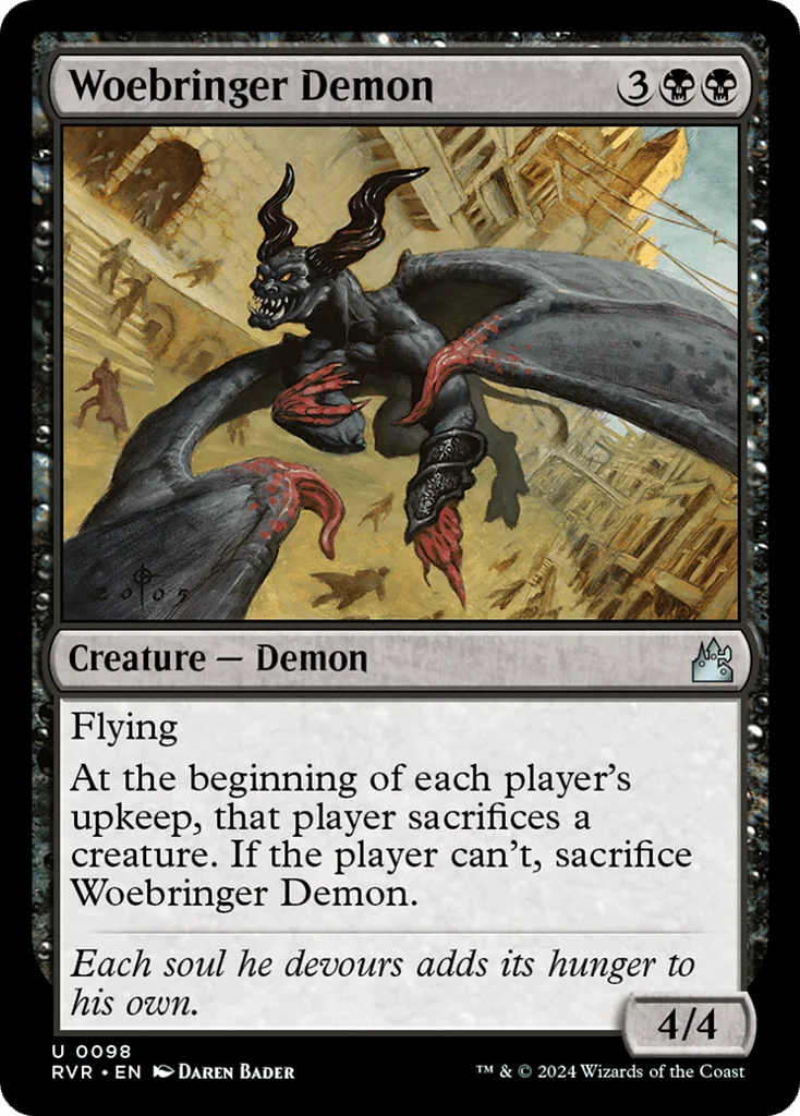 Woebringer Demon · Ravnica Remastered
