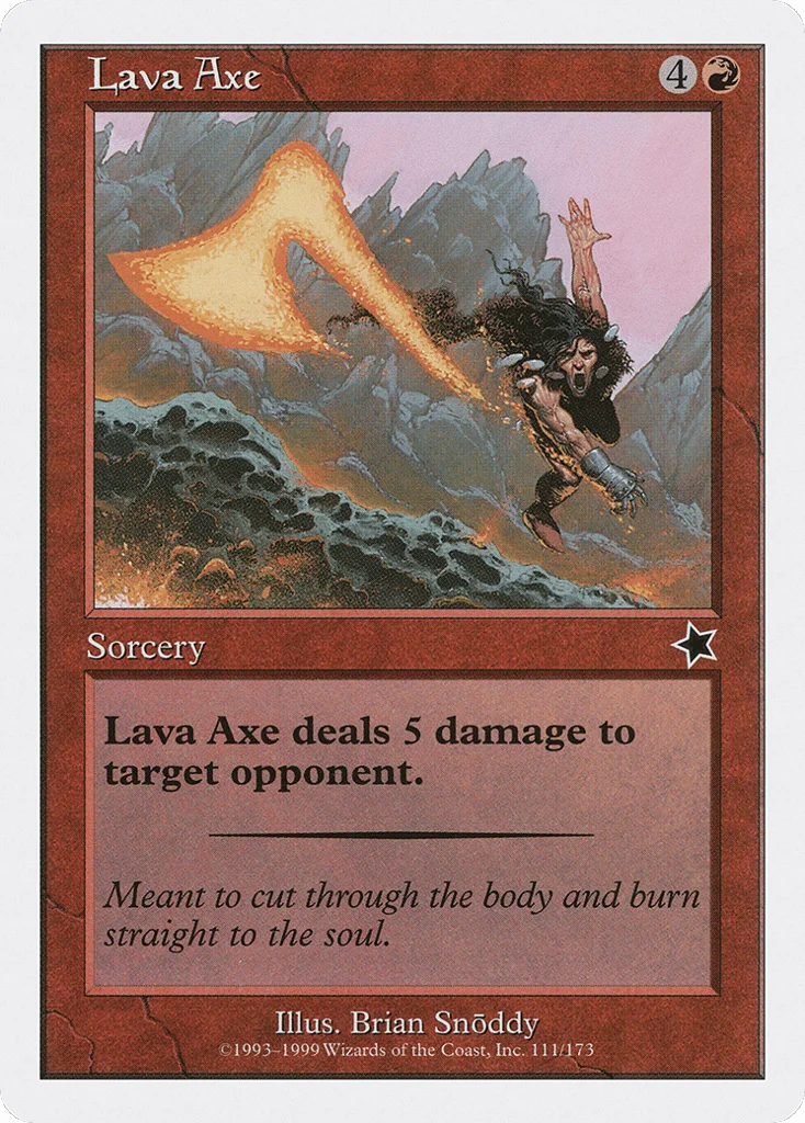 Lava Axe · Starter 1999